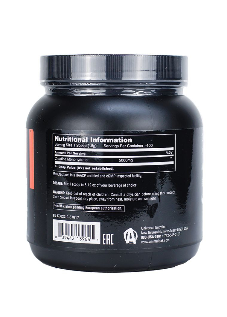 Креатин Creatine Powder 500 g (EU) Universal (274539132)