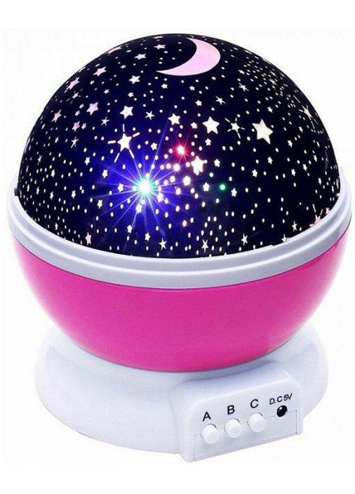 Ночник дитячий проектор зіркове небо SmartUS Star Master Pink No Brand (260168389)