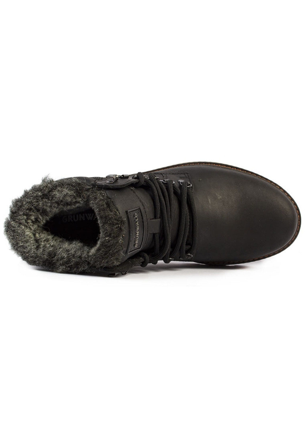 Черные зимние ботинки мужские бренда 9500836_(1) Grunwald