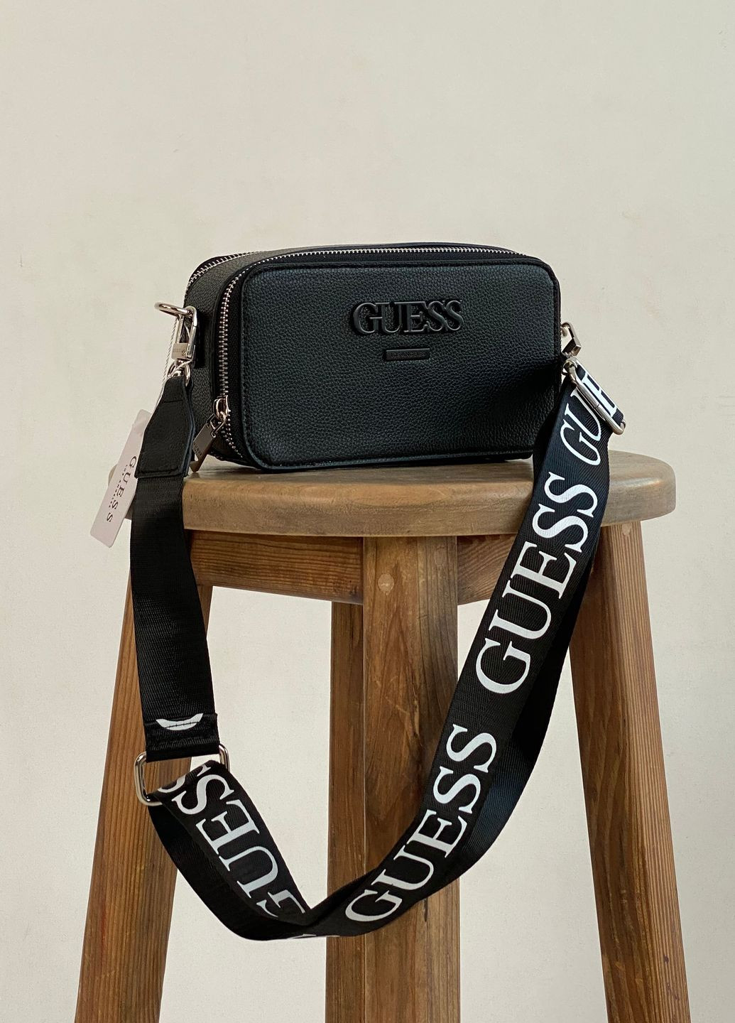 Женская сумка Guess кросс-боди черная No Brand (277160509)