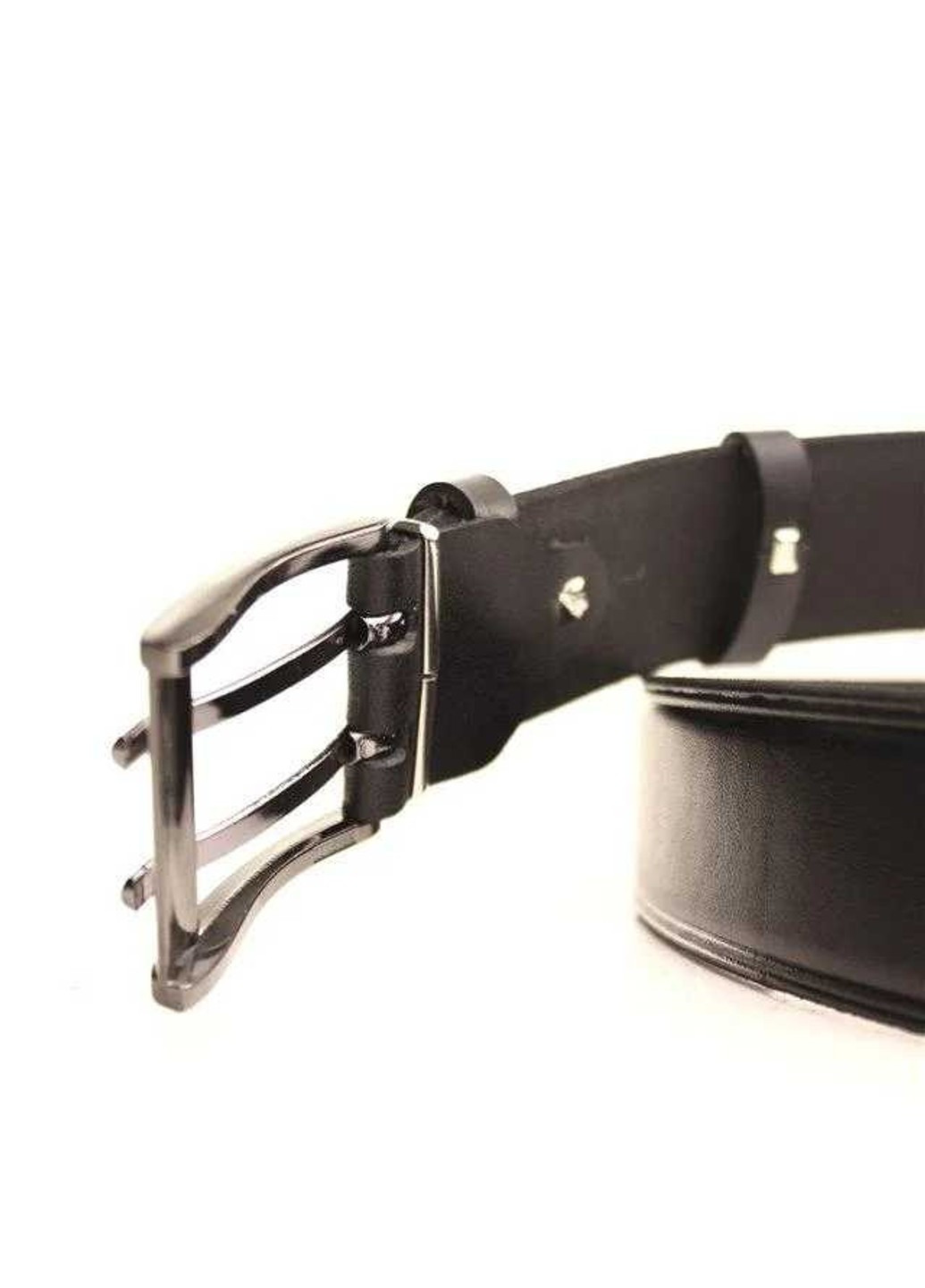 Чоловічий шкіряний ремінь Black L40U123 Lazar (262086792)