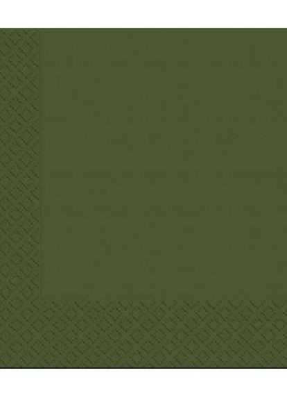 Серветки паперові тришарові 18 шт. Зелений мох Марго (266902246)