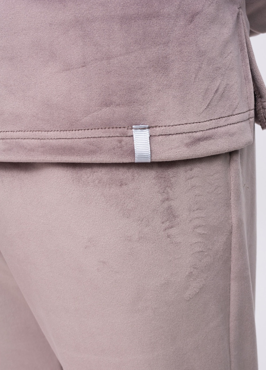 Костюм мужской домашний велюровый кофта со штанами Мокко Maybel (257062720)