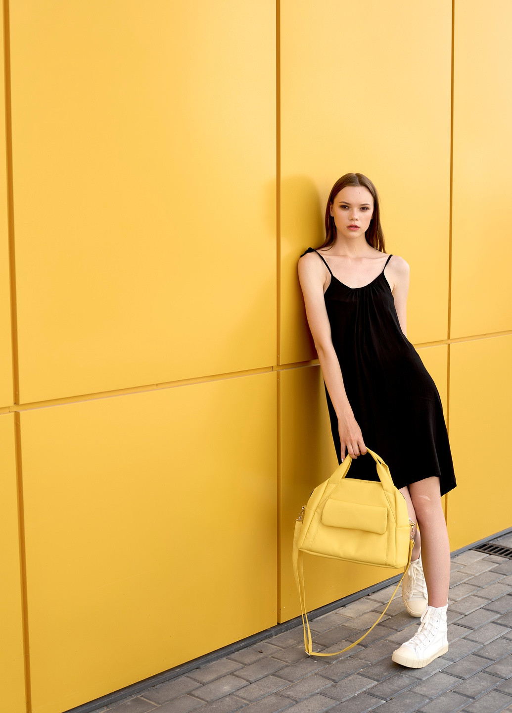 Женская Cпортивная сумка Vogue BKS желтая Sambag (259945420)