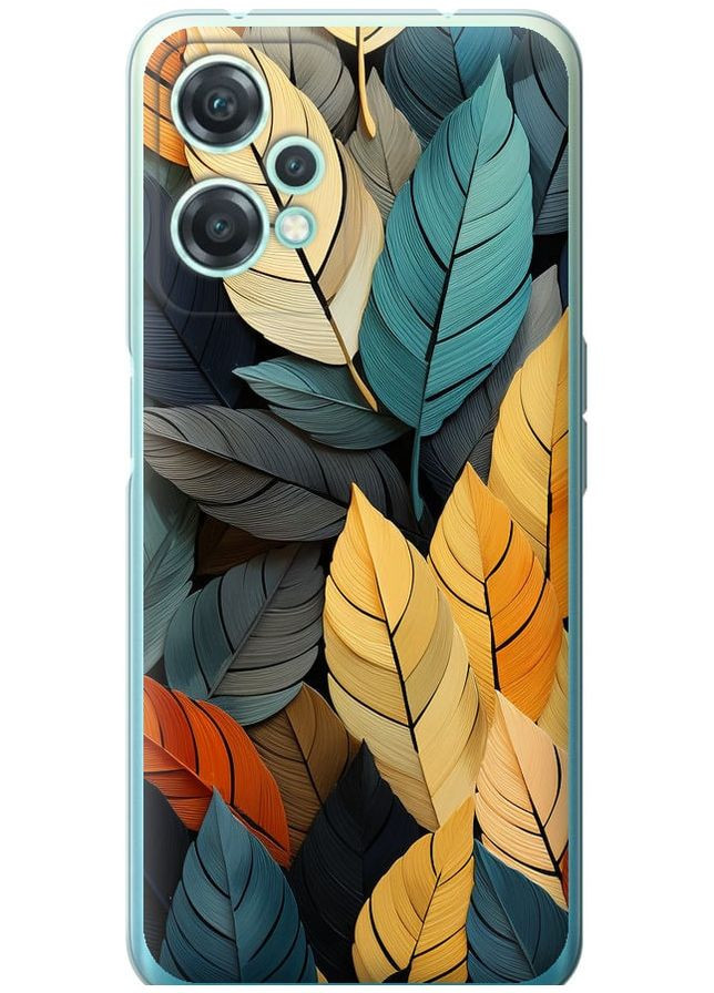 Силиконовый чехол 'Кольорове листя' для Endorphone OnePlus Nord CE 2 Lite (265395149)