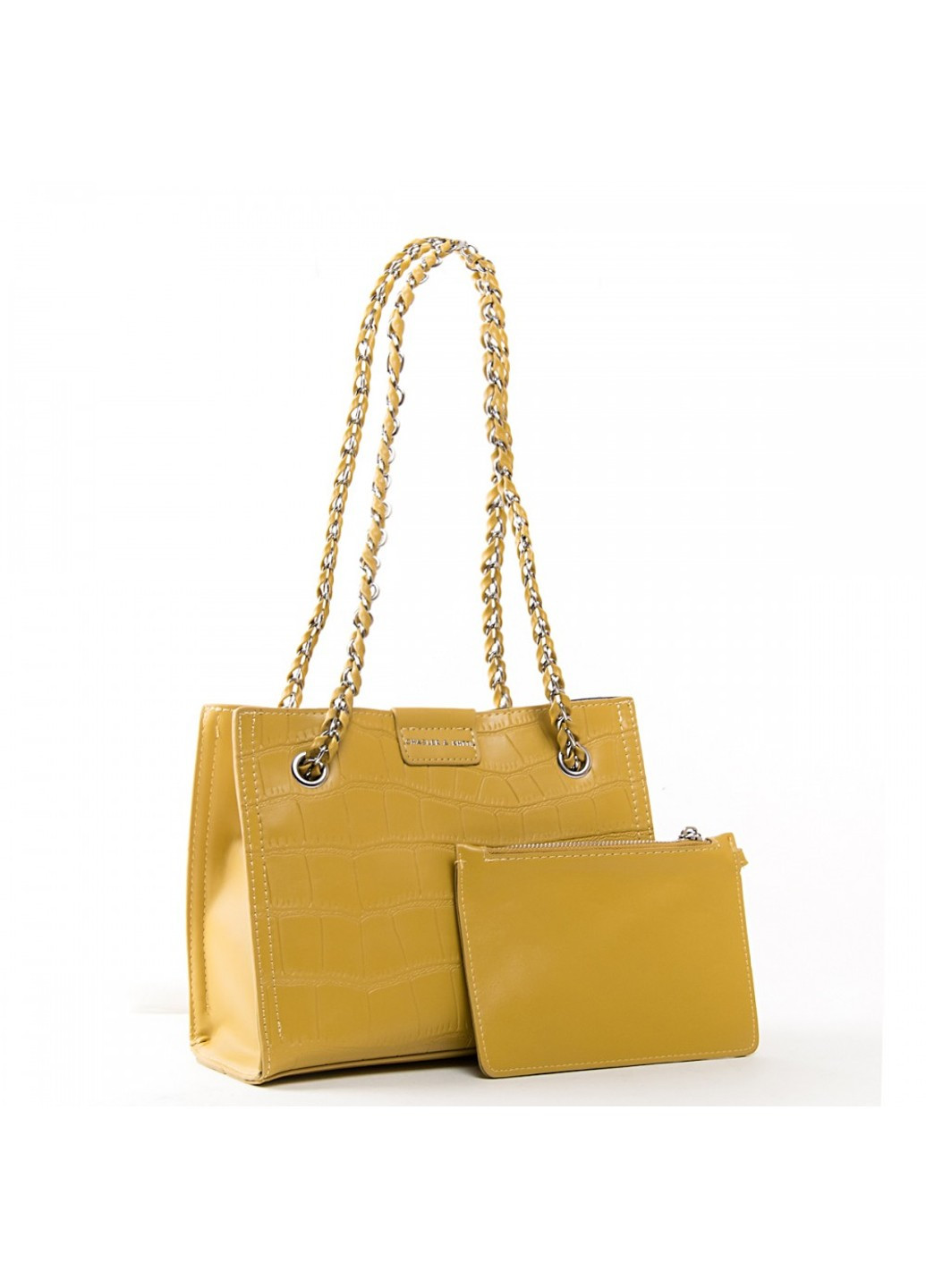 Женская сумочка из кожезаменителя 01-06 7153 yellow Fashion (261486697)