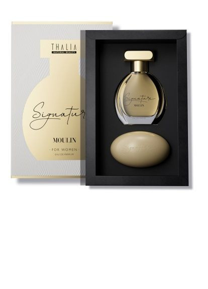 Жіночий парфумерний набір EDP+мило Moulin Signature, 50 мл+100 г Thalia (276976109)