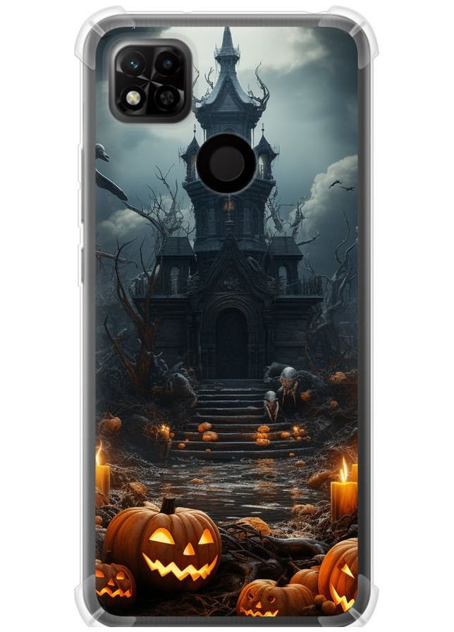 Силіконовий протиударний с посиленими кутами чохол 'Похмурий будинок' для Endorphone Xiaomi Redmi 10A (266808635)