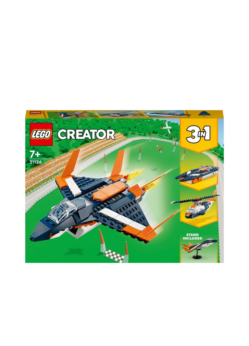 Конструктор "Надзвуковий літак" колір різнокольоровий ЦБ-00207310 Lego (259466119)