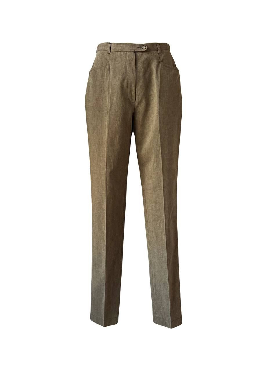 Коричневые классические, кэжуал демисезонные брюки Depadova