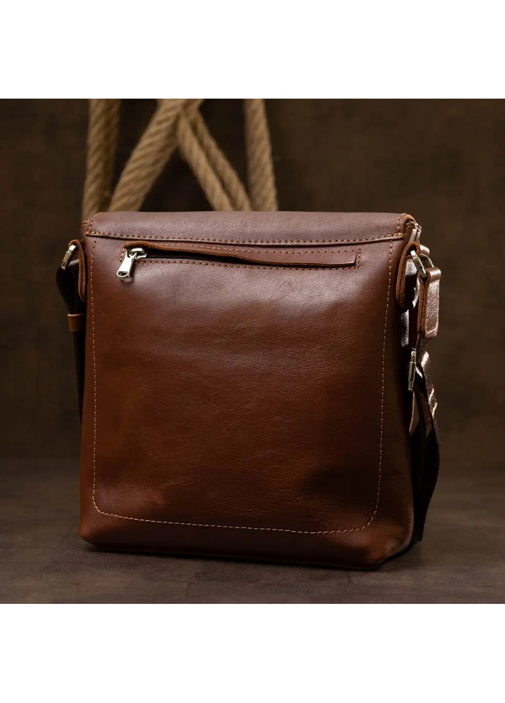 Чоловіча шкіряна сумка через плече 11567 Grande Pelle (262523215)