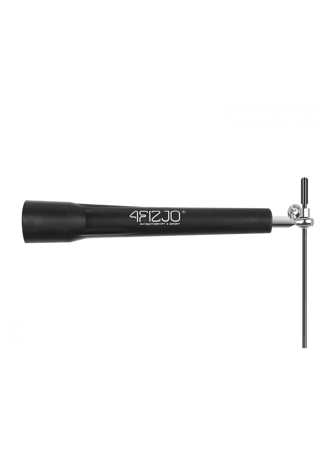 Скакалка швидкісна для кросфіту Standard+ 4FJ0183 Black 4FIZJO (258354796)