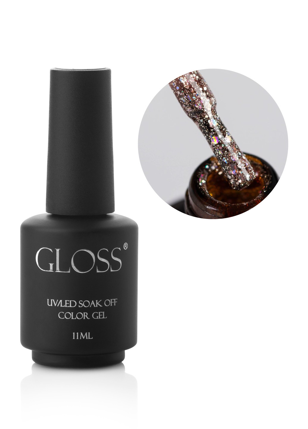 Гель-лак GLOSS 415 (розовое золото), 11 мл Gloss Company кристал (269119921)