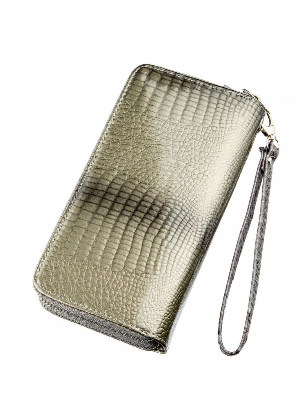 Жіночий гаманець з еко шкіри на 2 блискавки Хамелеон 19021 Фіолетовий KIVI (262453651)