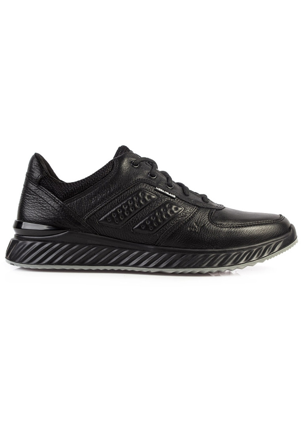 Черные демисезонные кроссовки мужские бренда 9402118_(1) ModaMilano