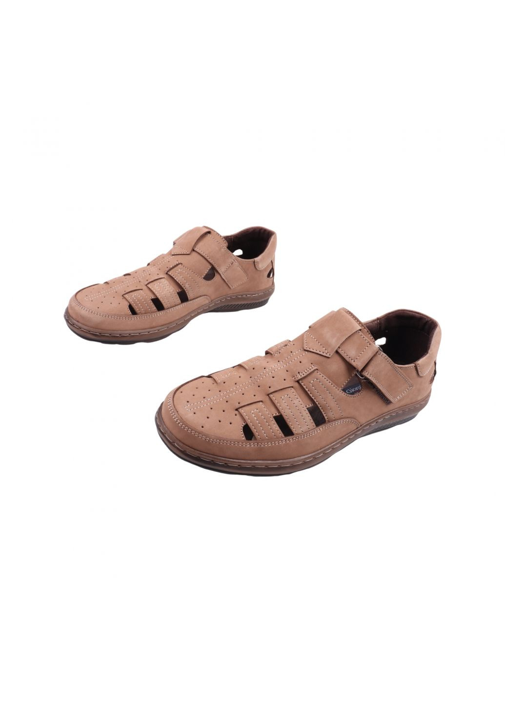 Бежевые туфли мужские капучино натуральний нубук Giorgio