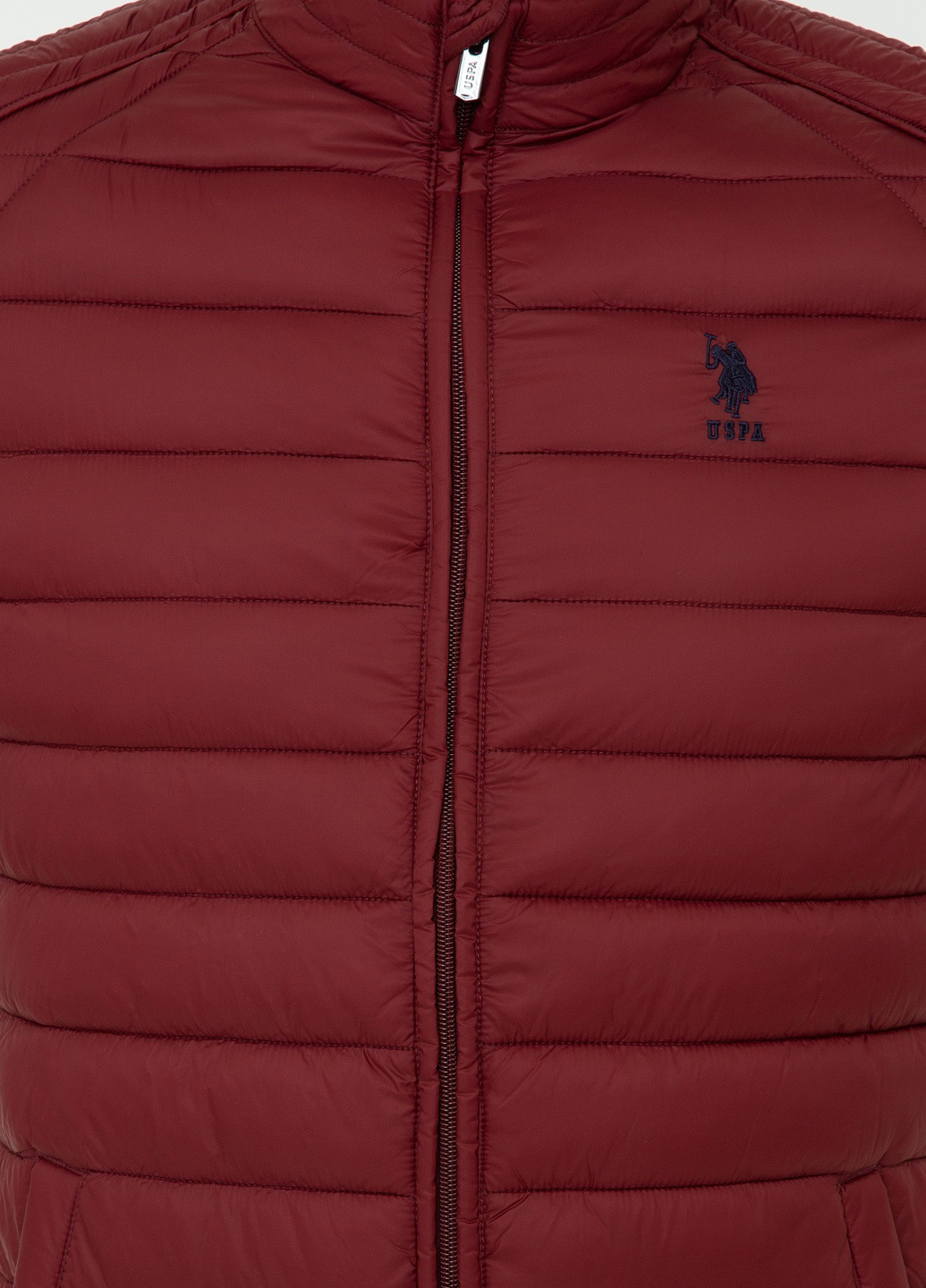 Красная куртка теплая мужская U.S. Polo Assn.