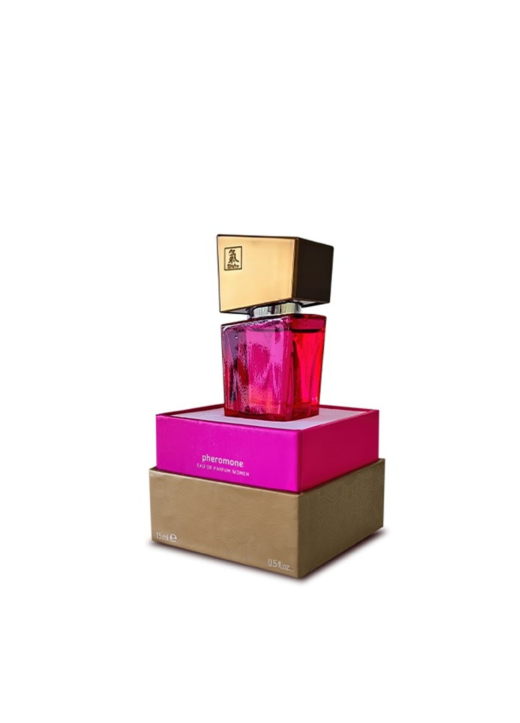 Духи з феромонами жіночі SHIATSU Pheromone Fragrance women pink 15 ml Hot (258551437)