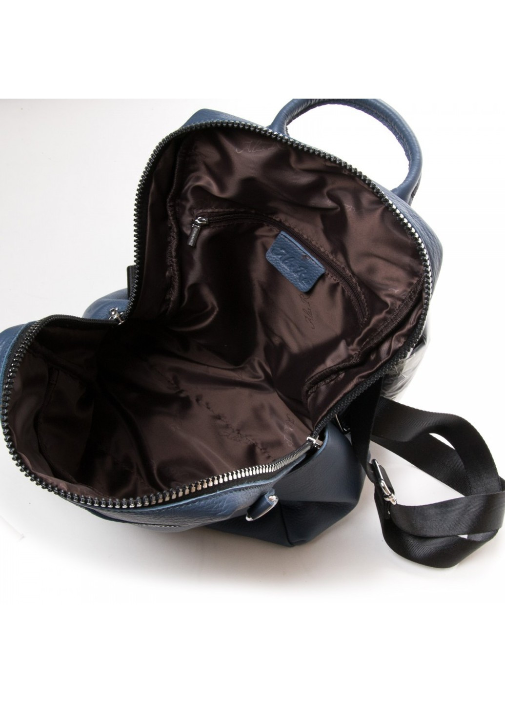 Женская кожаный рюкзак 8781-9 blue Alex Rai (264478214)