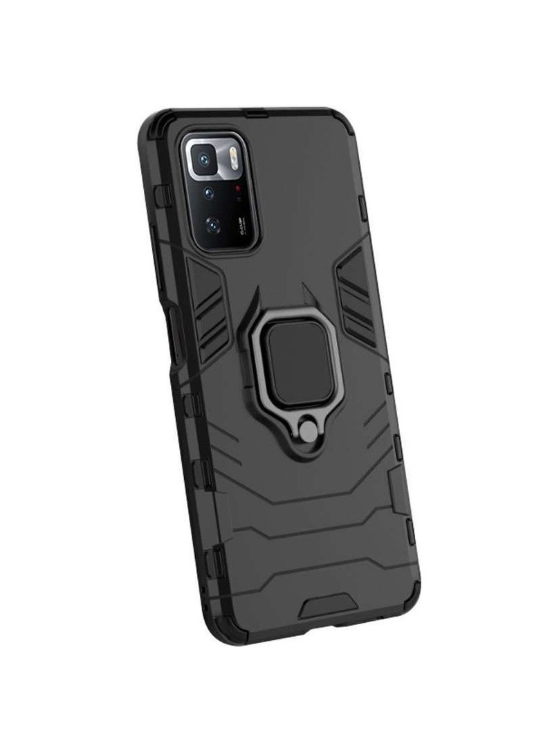 Противоударный чехол Transformer с кольцом для Xiaomi Redmi Note 10 Pro 5G Epik (258523753)