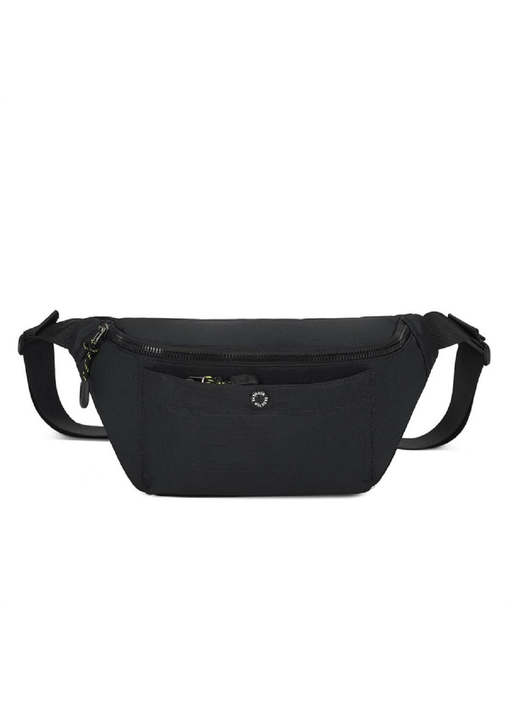 Классическая текстильная сумка на пояс черная AT09-T-10866A Confident (277963060)