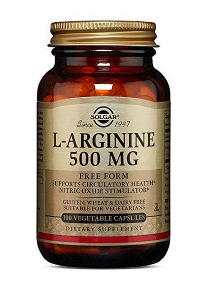 L-Arginine 500 mg 100 Veg Caps Solgar (256725112)
