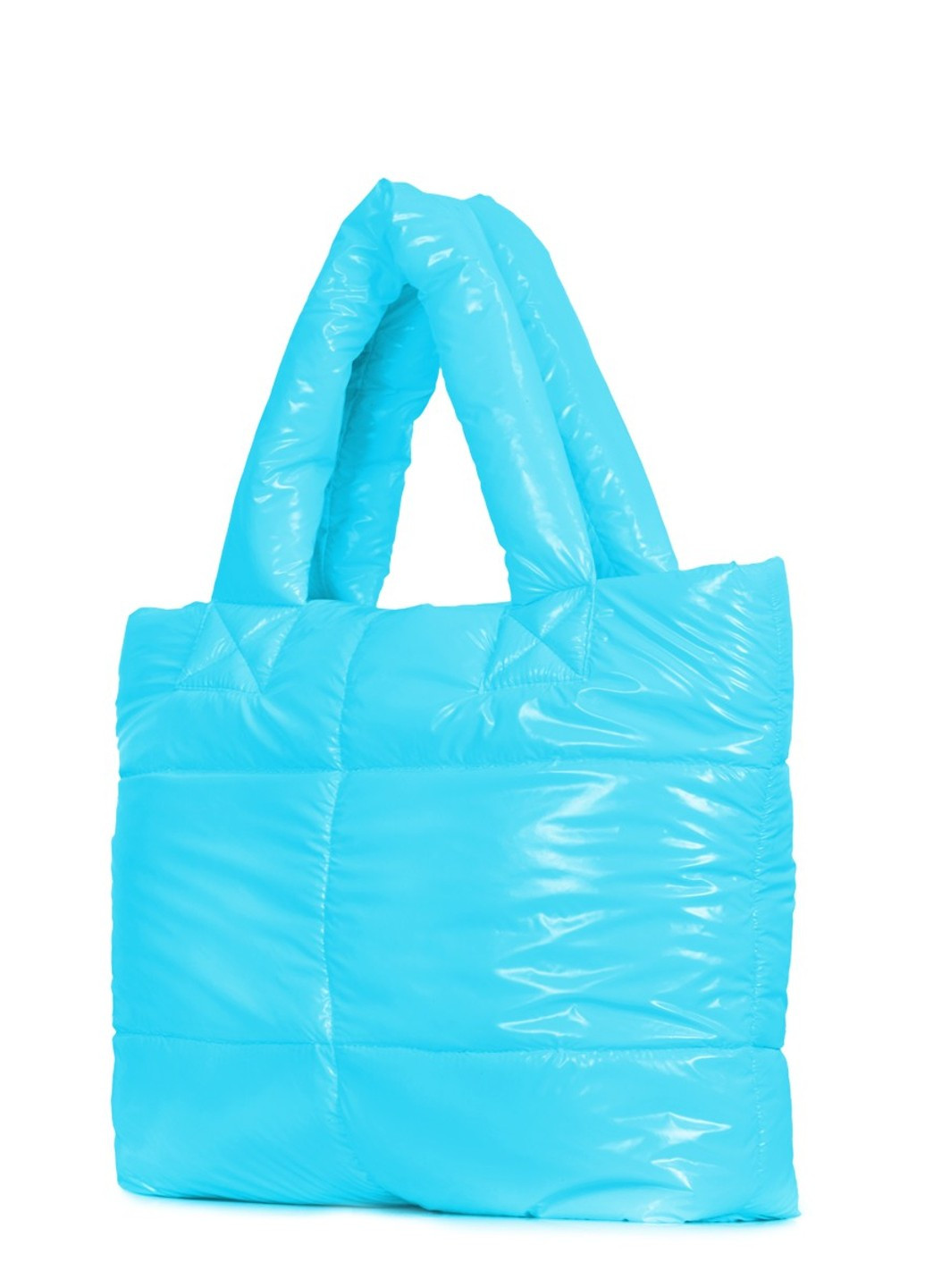 Дутая женская сумочка fluffy-neon-blue PoolParty (268121329)