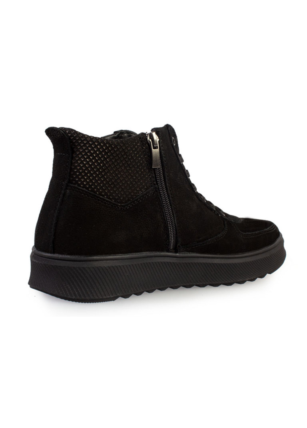 Черные зимние ботинки мужские бренда 9501009_(1) ModaMilano