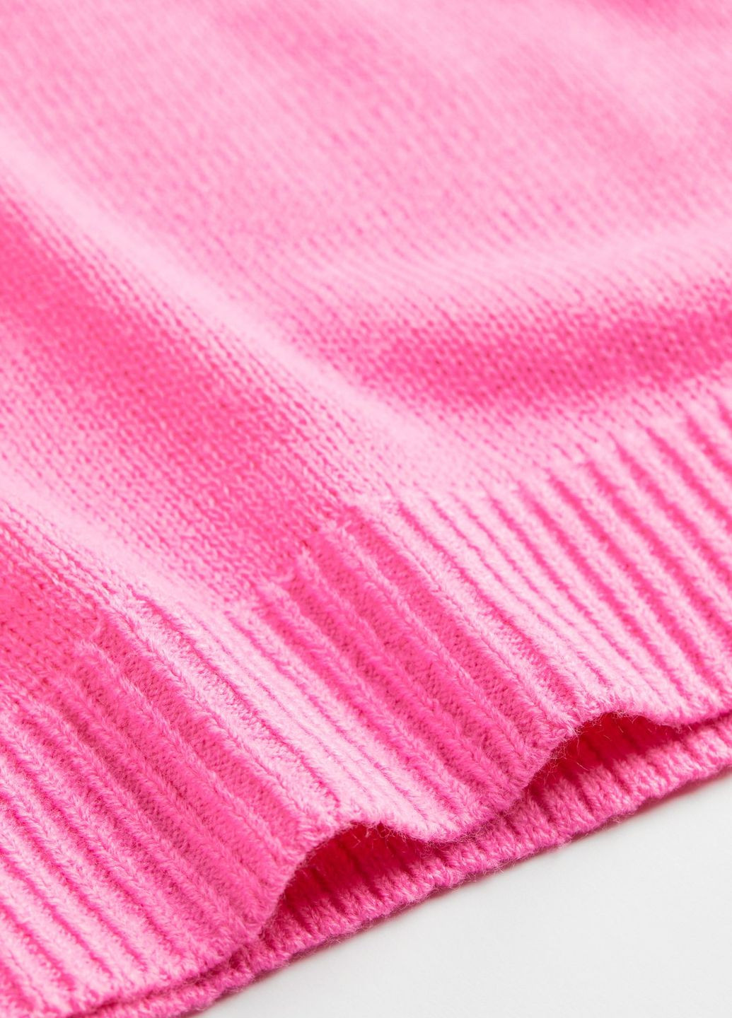 Розовый демисезонный жаккардовый свитер H&M