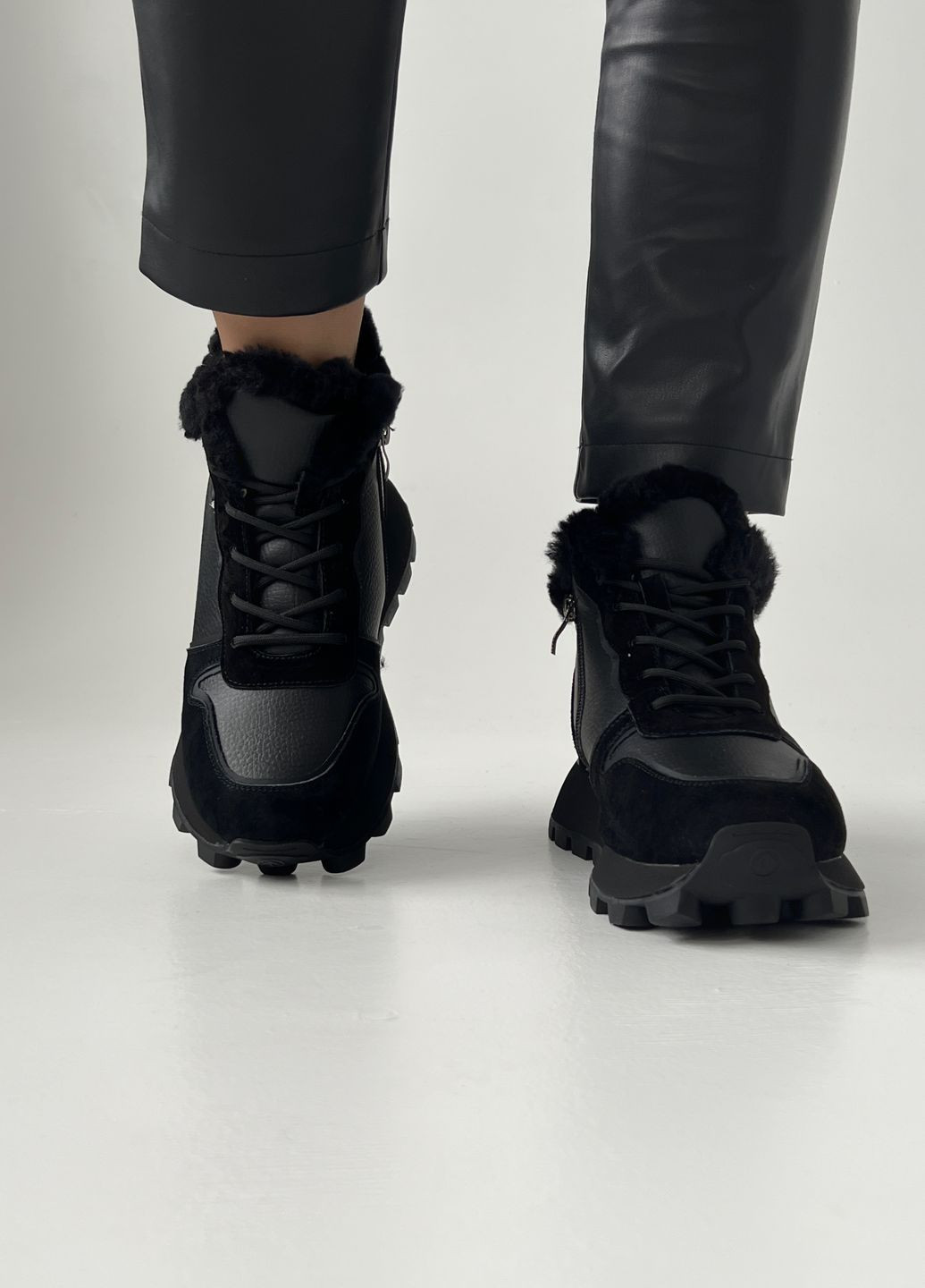 Чорні зимовий кросівки зимові Lonza