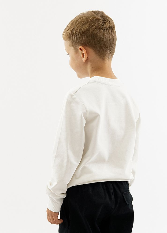 First Kids світшот для хлопчика колір білий цб-00226159 білий трикотаж