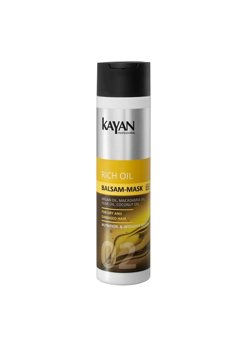 Бальзам-маска для сухих и поврежденных волос Rich Oil 250 мл Kayan Professional (263514171)