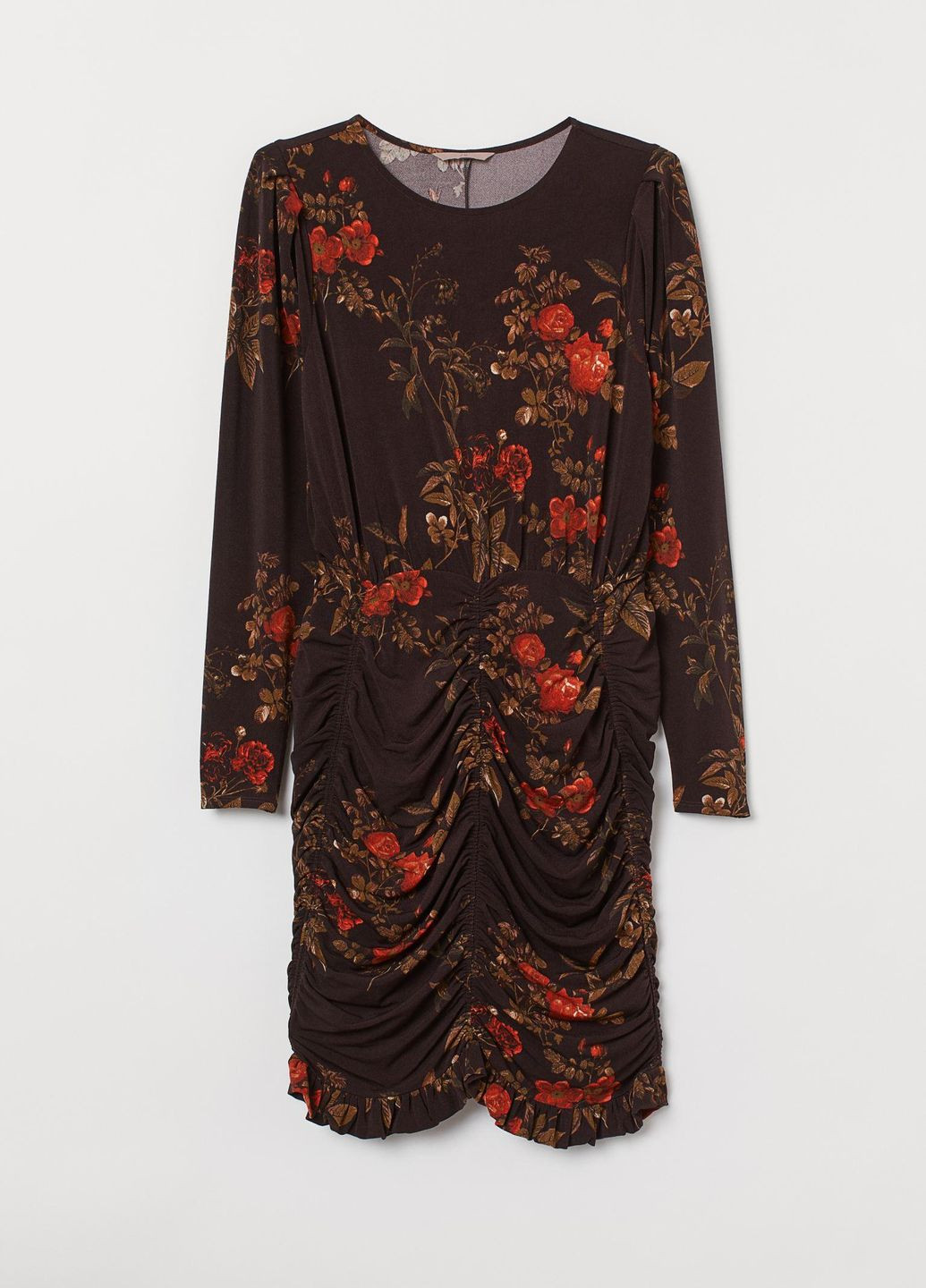 Коричнева сукня демісезон,коричневий в візерунки, H&M