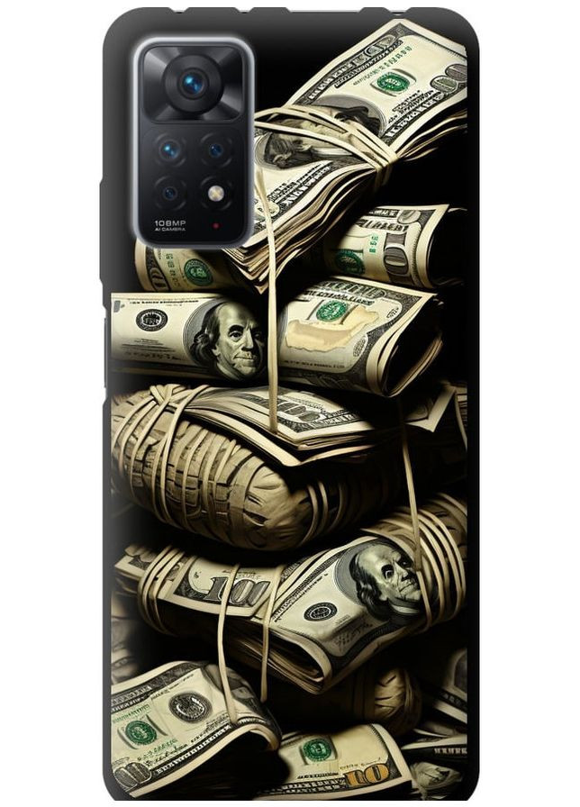 TPU чорний чохол 'Великі гроші' для Endorphone Xiaomi Redmi Note 12 Pro (267318409)