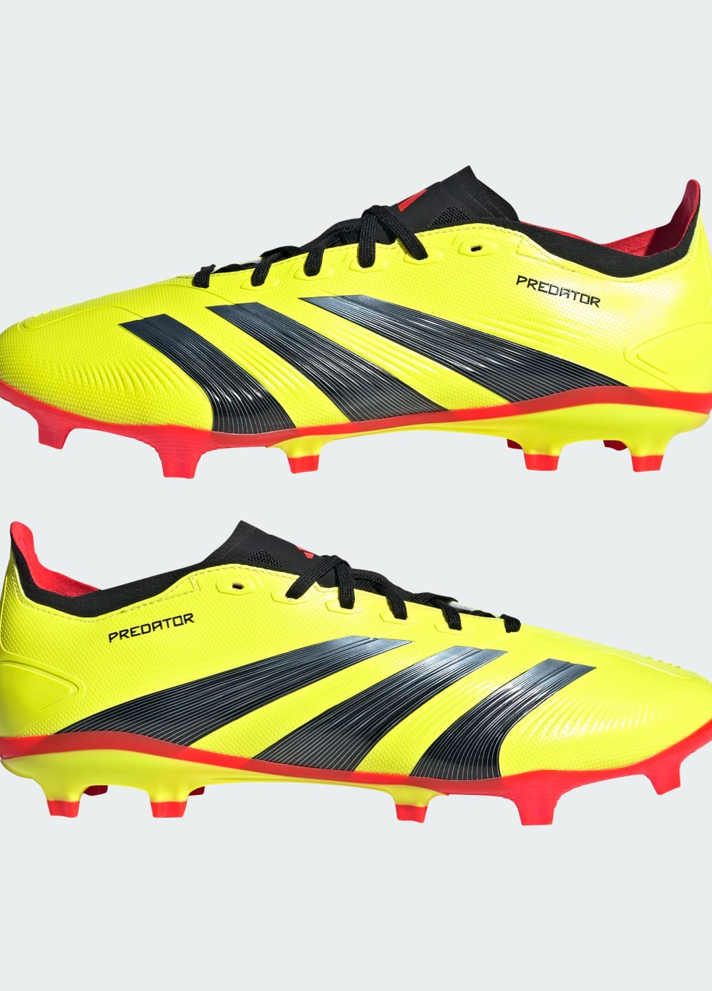 Жовті всесезонні футбольні бутси predator 24 league low firm ground adidas