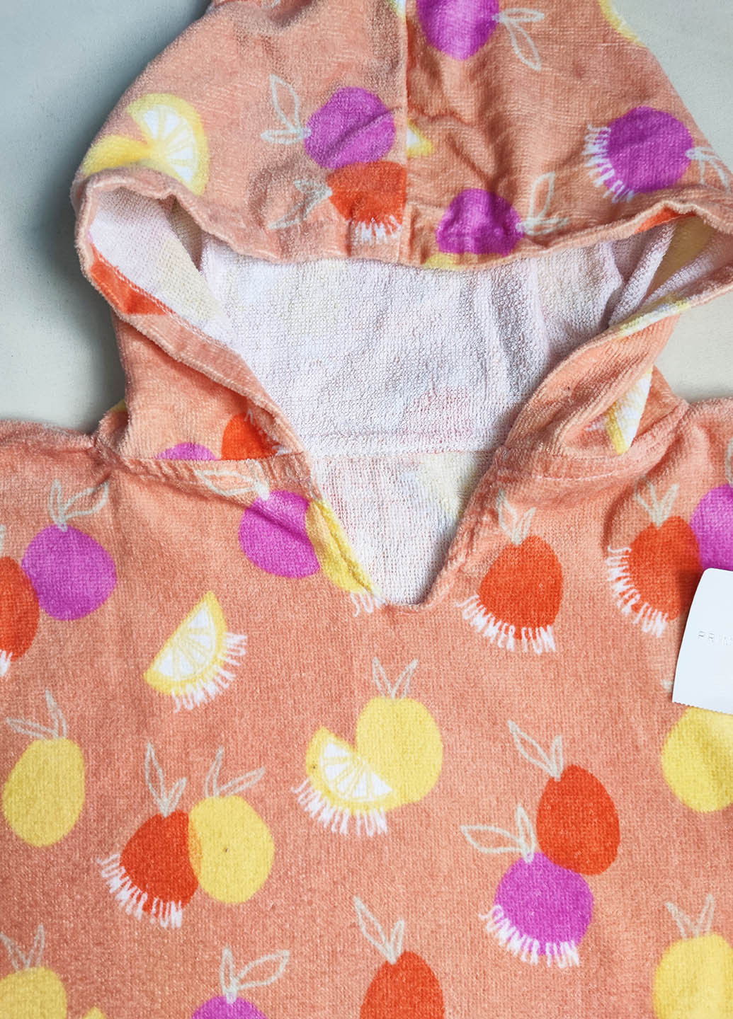 Детское пляжное полотенце пончо с капюшоном 4-8 лет Primark (260118947)