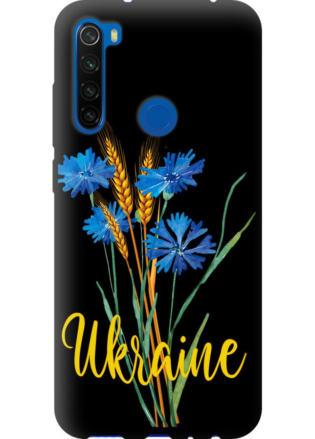 TPU чорний чохол 'Ukraine v2' для Endorphone xiaomi redmi note 8t (257881899)
