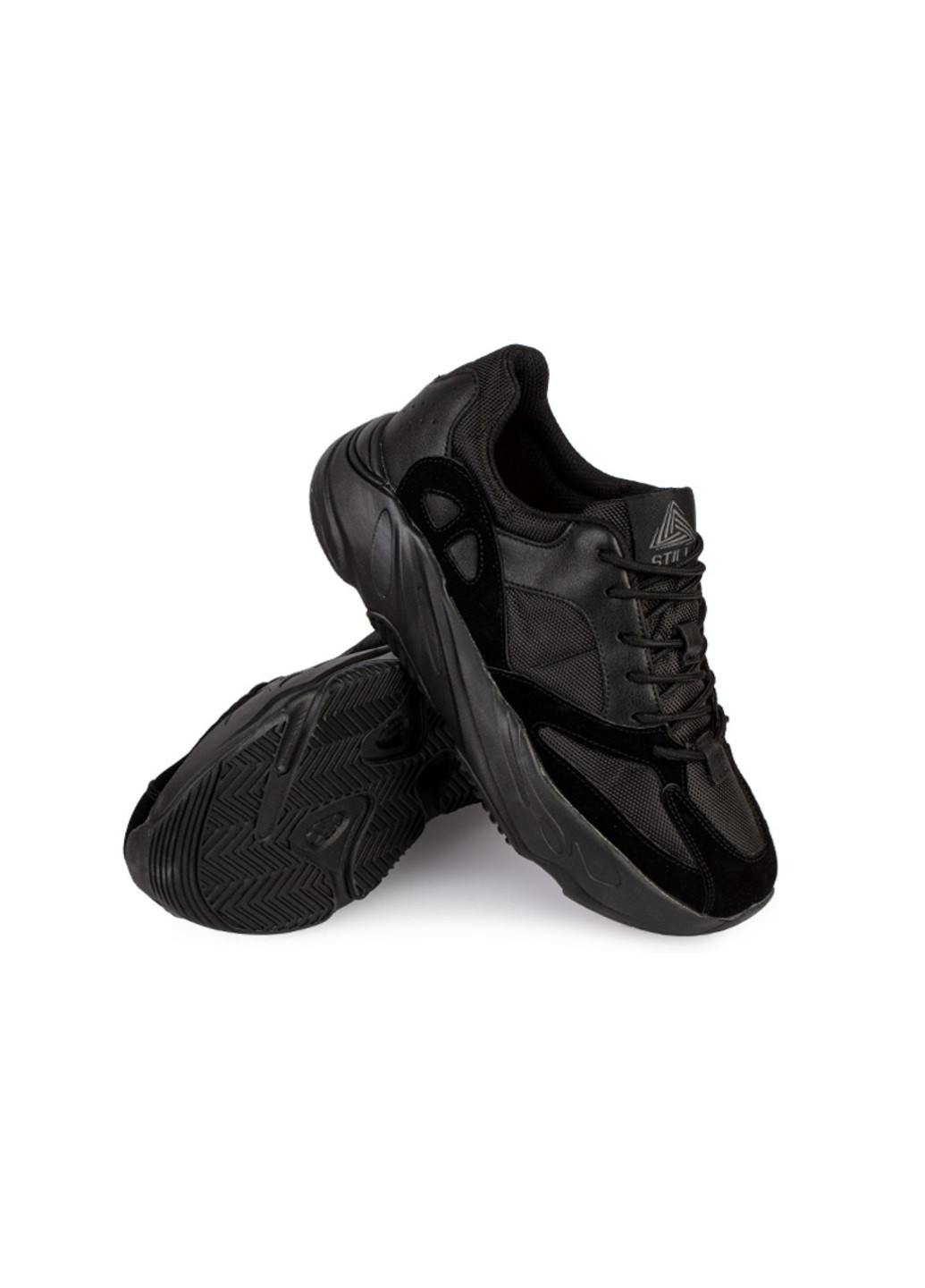 Черные демисезонные кроссовки мужские бренда 9200229_(1) Stilli