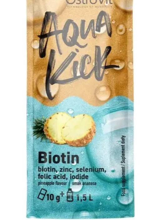 Aqua Kick Biotin 24 х 10 g Pineapple Ostrovit (256721751)