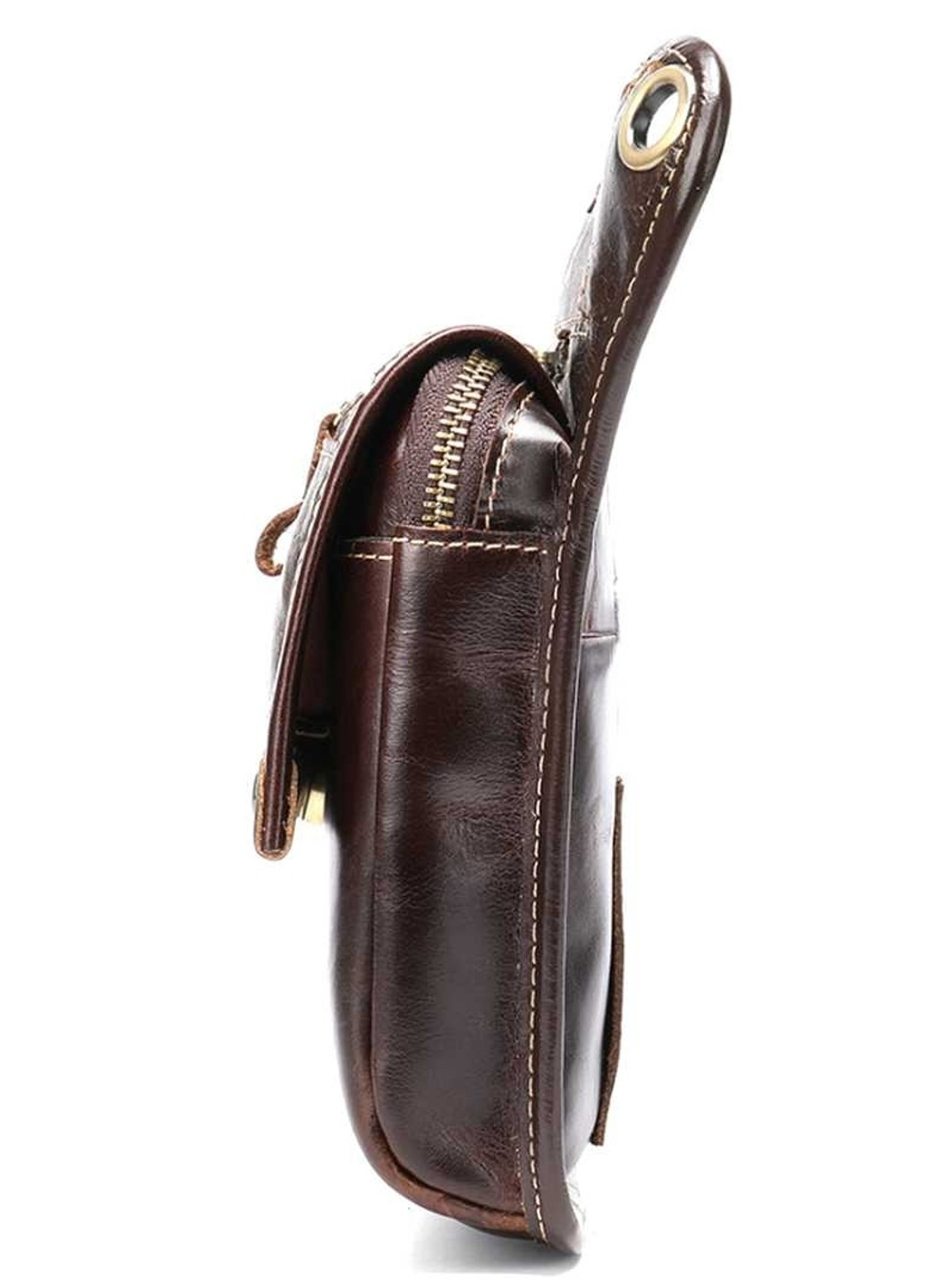Сумка на поясі чоловічої шкіряної шкіри 20013 Vintage (262891655)