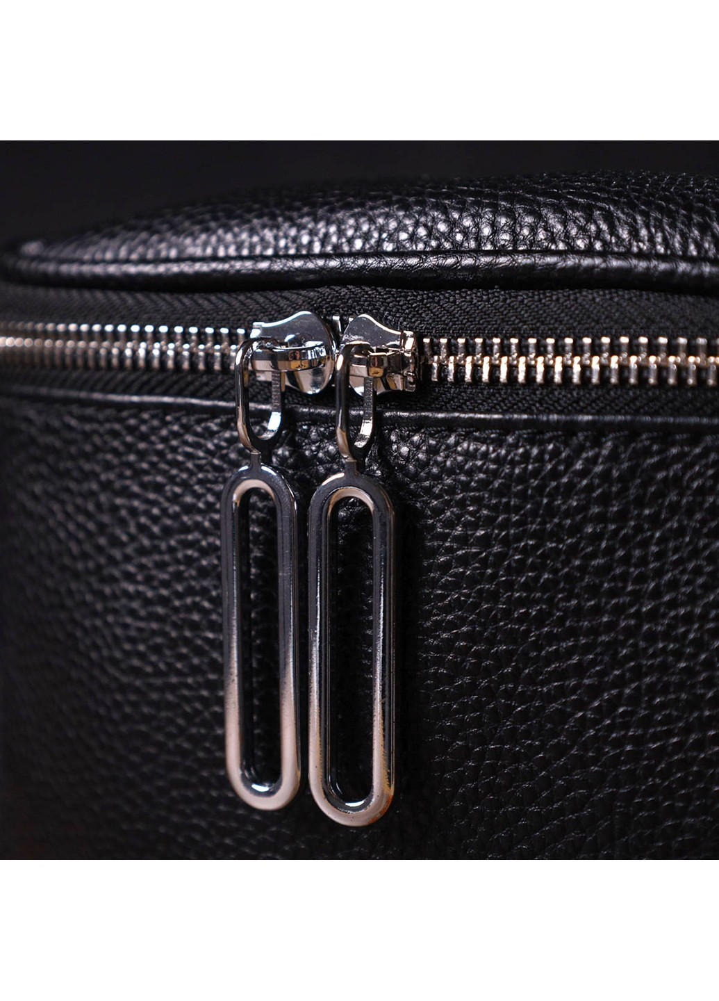 Оригинальная женская сумка через плечо из натуральной кожи 22122 Черная Vintage (260360868)