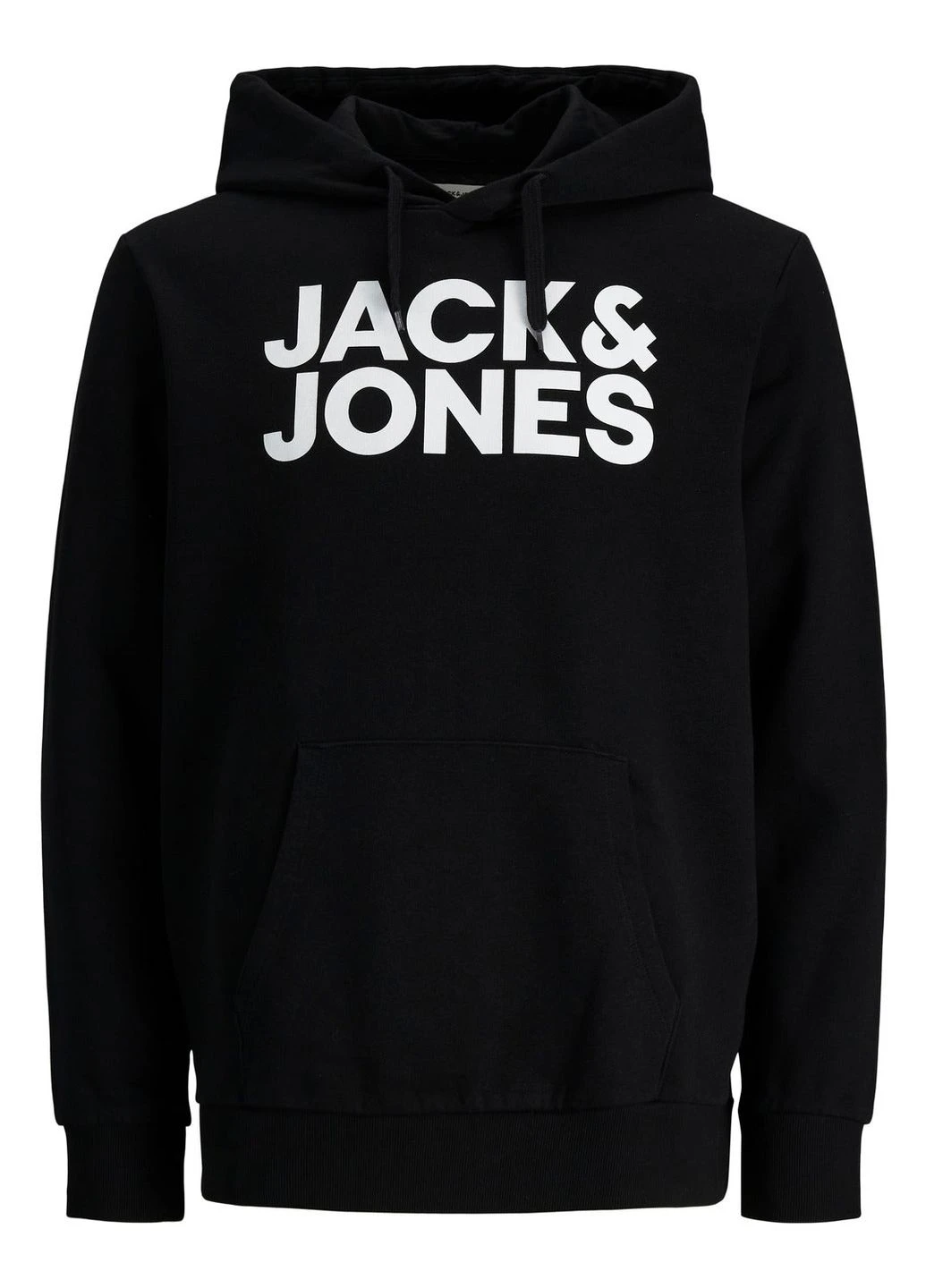 Худі фліс,чорний з принтом,JACK&JONES Jack & Jones (273385298)