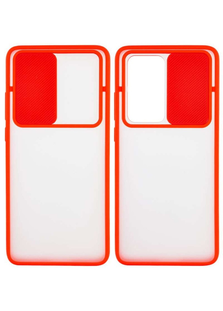 Матовий силіконовий чохол зі шторкою для камери на Huawei P40 Pro Epik (258522300)