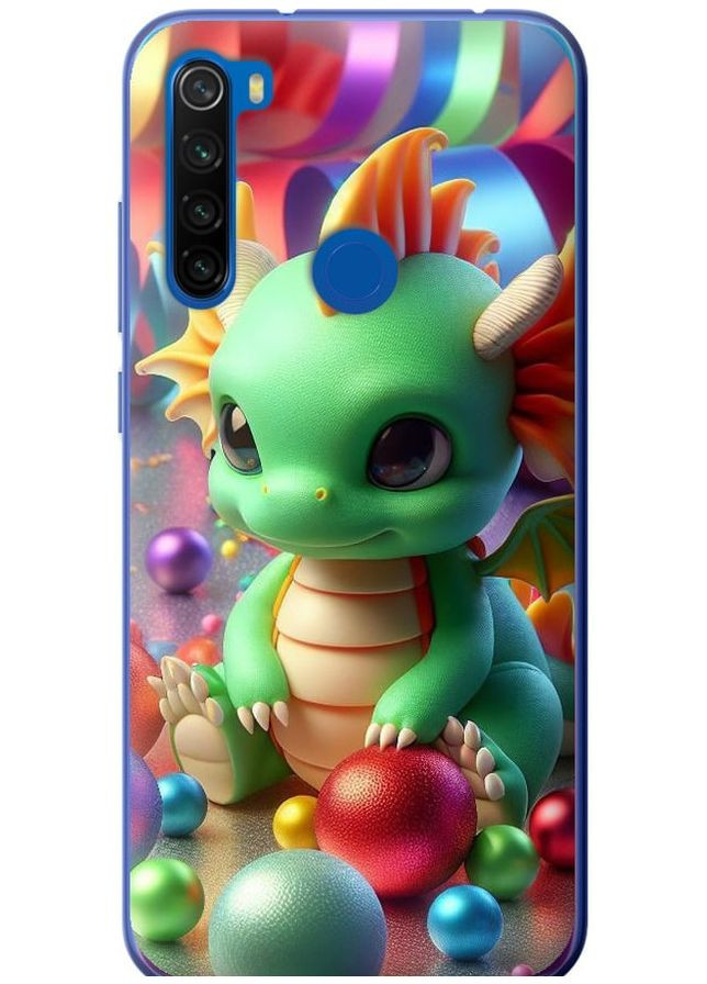Силиконовый чехол 'Веселый дракончик' для Endorphone Xiaomi Redmi Note 8T (275458599)