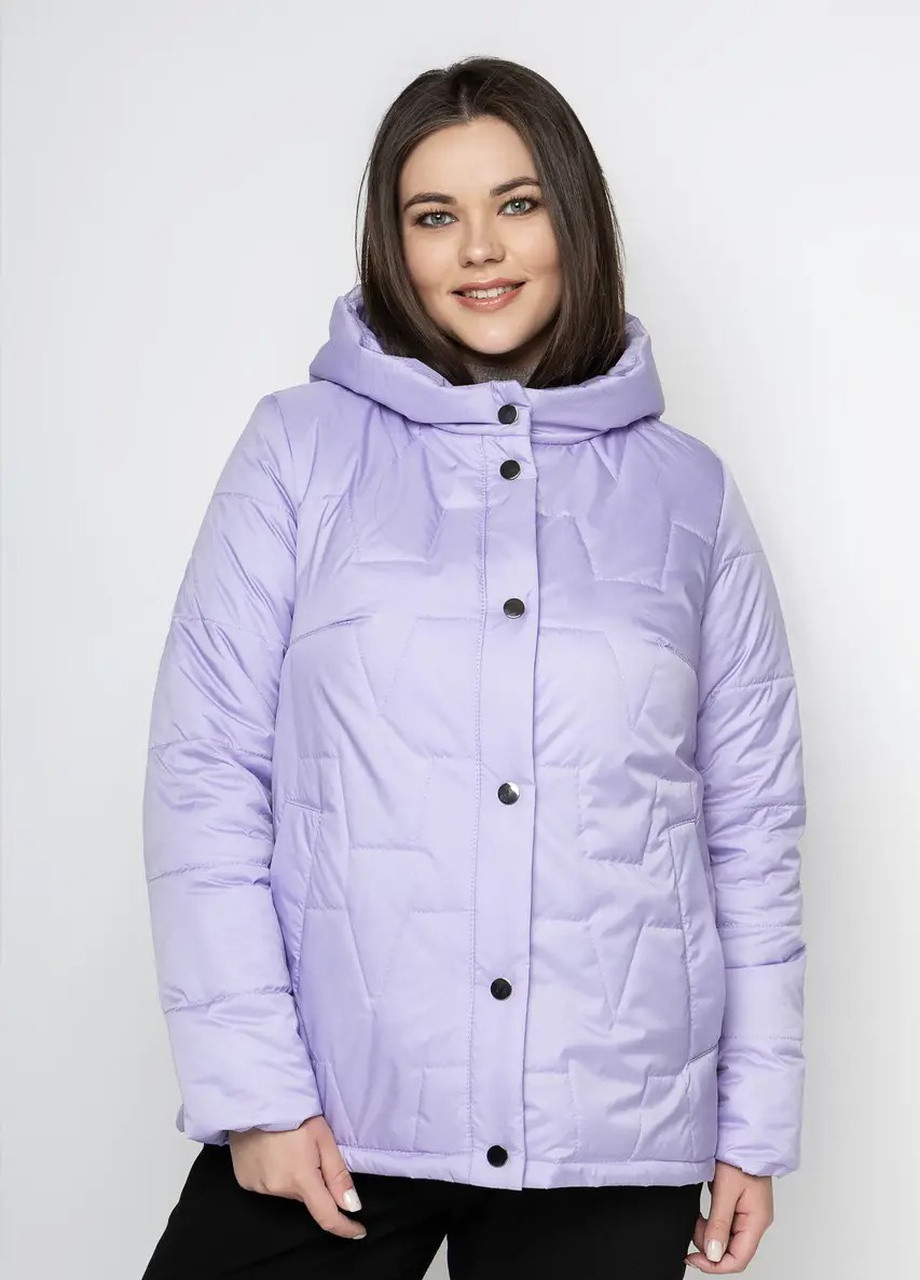Лавандова демісезонна жіноча куртка DIMODA Жіноча куртка від українського виробника