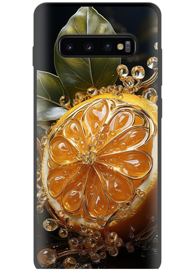TPU черный чехол 'Лимон' для Endorphone Samsung Galaxy S10 Plus (265398033)