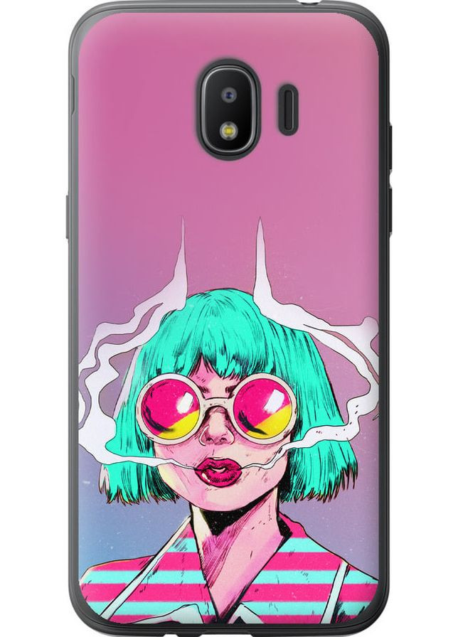 Силіконовий чохол 'Поп арт дівчина' для Endorphone Samsung Galaxy J2 2018 (276194505)