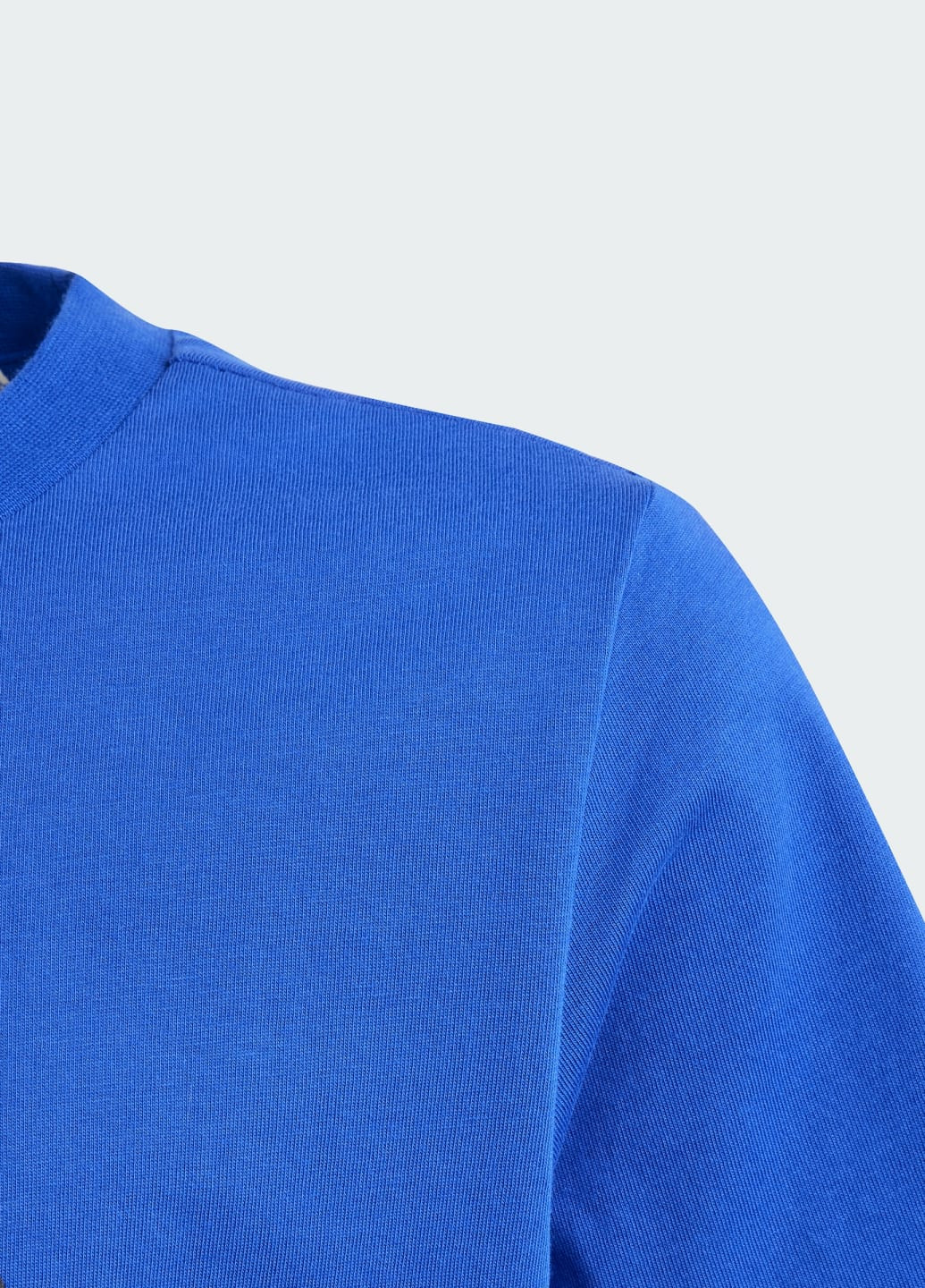 Синяя демисезонная футболка essentials big logo cotton adidas