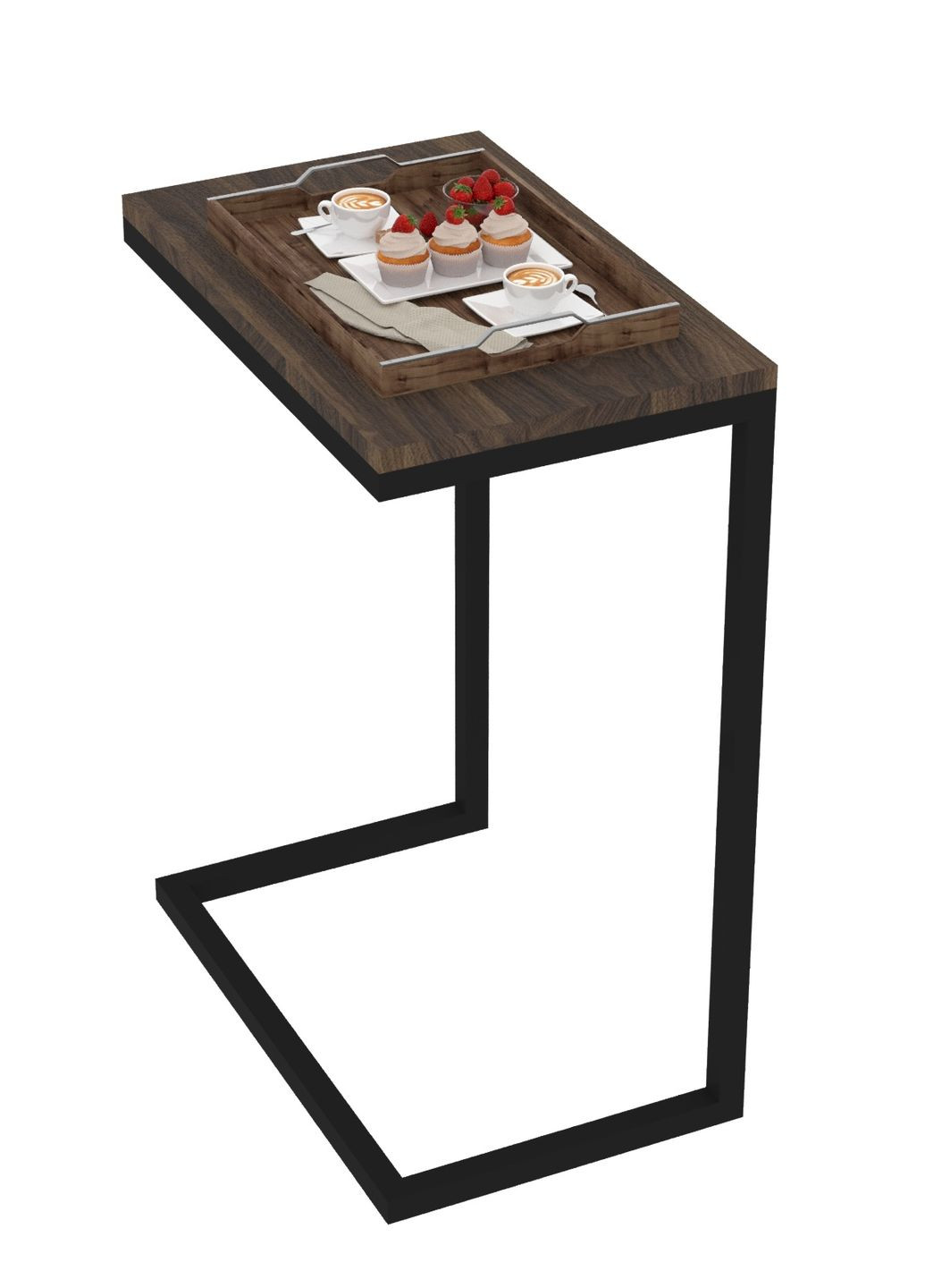 Стол приставной 40х25 см Орех Модена Vian-Dizain (266349966)