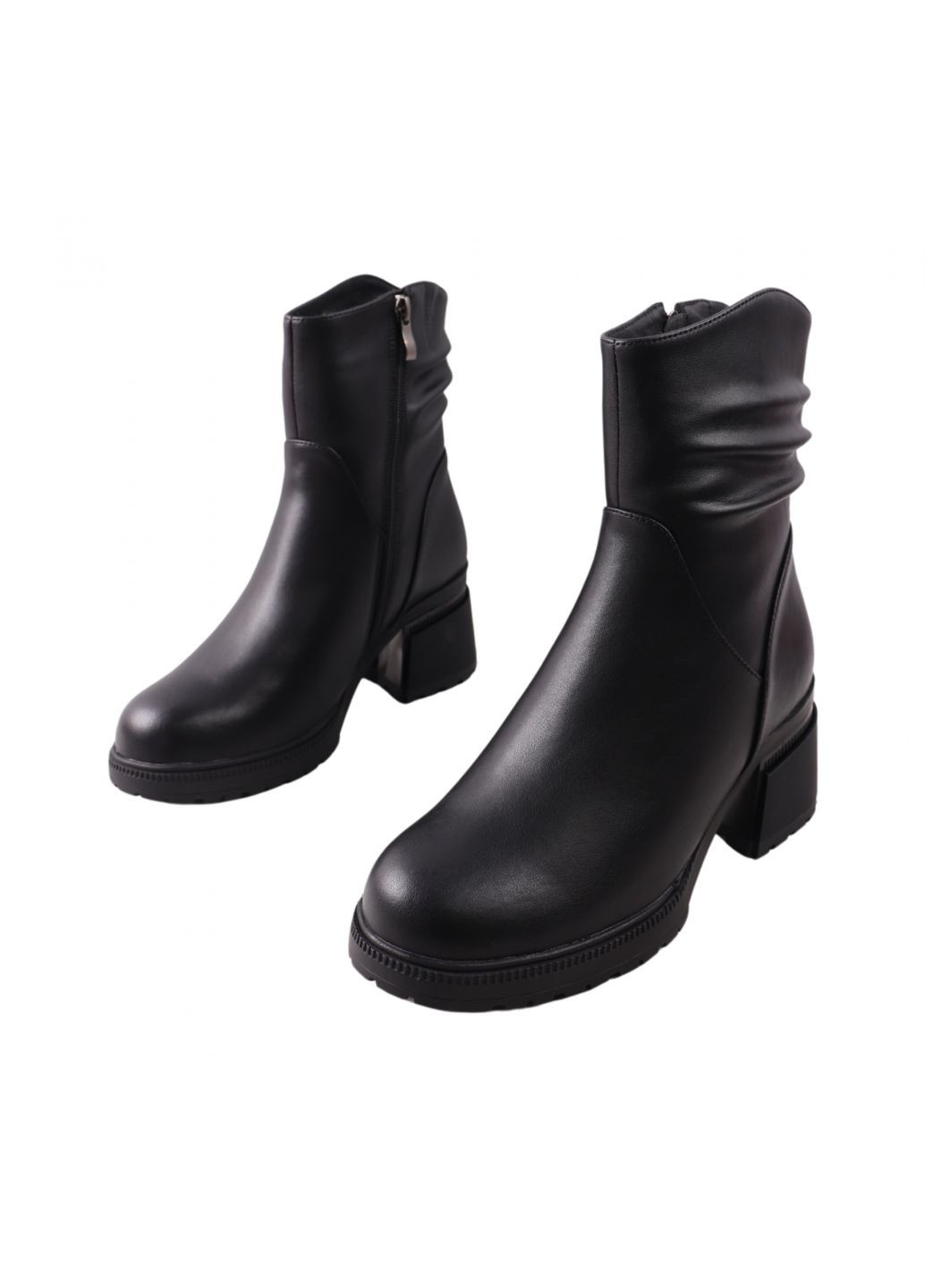 Черевики жіночі чорні натуральна шкіра VIDORCCI 78-24ZHC (268030498)